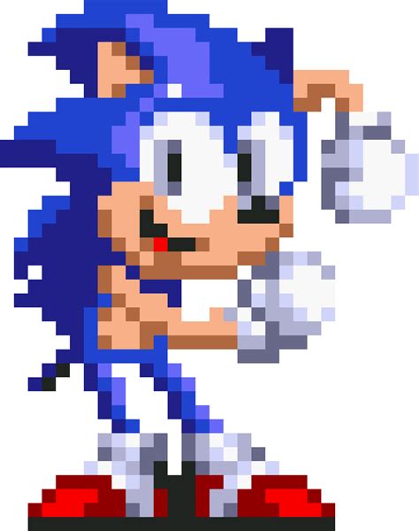 pixel sonic gif|sonic 1 sprite gif.